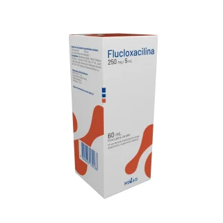 FLUCLOXACILINA 250 MG / 5 ML X 60 ML