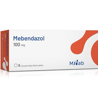 MEBENDAZOL 100 MG X 6 COMPRIMIDOS