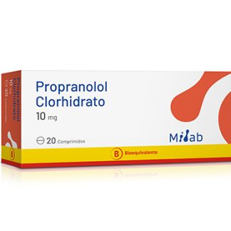 PROPRANOLOL 10 MG X 20 COMPRIMIDOS