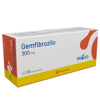 GEMFIBROZILO 300 MG X 30 COMPRIMIDOS CENABAST