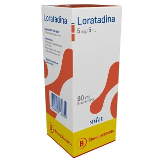 LORATADINA JARABE 5 MG / 5 ML X 90 ML