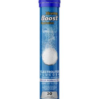 BOOST XTREME ELECTROLITOS EFERV X 20 COMP SABOR MORA AZUL