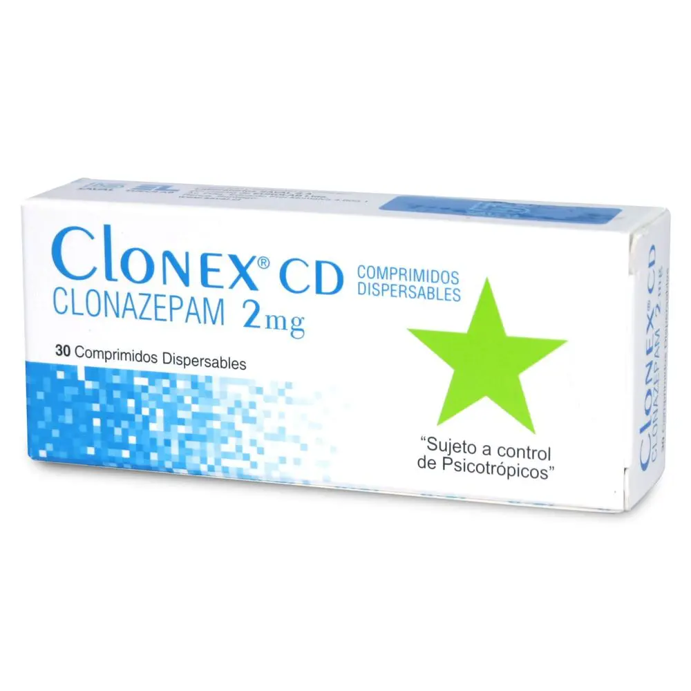 CLONEX-CD 2 MG X 30 COMPRIMIDOS
