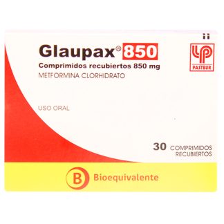 GLAUPAX 850 MG X 30 COMPRIMIDOS PASTEUR