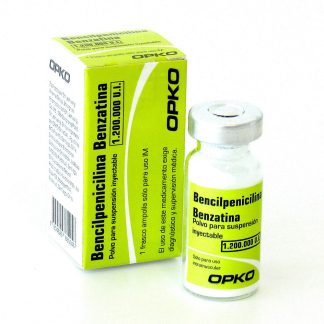 BENCILPENICILINA BENZATINA POLVO PARA SUSPENSION INYECTABLE 1.200.000 UI X 1 AMPOLLA