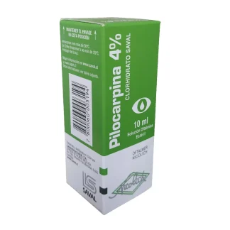 PILOCARPINA SOLUCIÓN OFTÁLMICA 4% X 10 ML