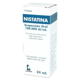 NISTATINA SUSPENSION ORAL 100.000 UI/ML X 24 ML