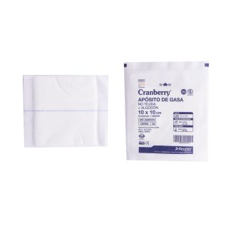 GASA TEJIDA 10X10 CM X 2 UND 10 X 10 1 UN CRANBERRY