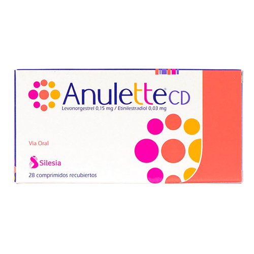 ANULETTE CD 0,03 MG / 0,15 MG X 28 COMPRIMIDOS