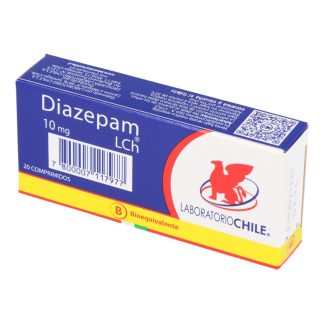 DIAZEPAM 10 MG X 20 COMPRIMIDOS