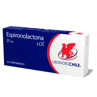ESPIRONOLACTONA 25 MG X 20 COMPRIMIDOS