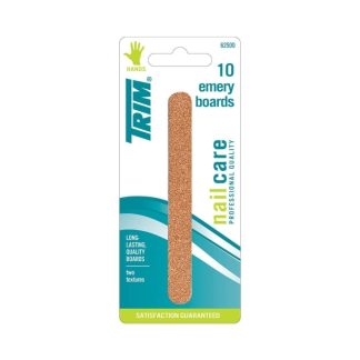 LIMA LIJA ESMERIL UÑA X 10 UN TRIM