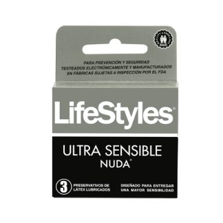 LIFESTYLE ULTRA SENS NUDA X 3 PERF