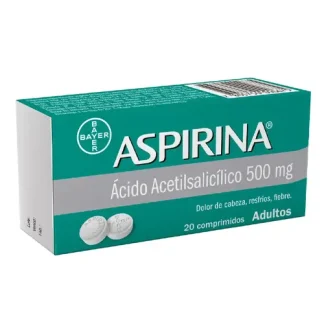 ASPIRINA 500 MG X 20 COMPRIMIDOS BAYER