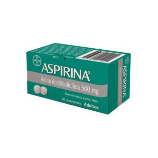ASPIRINA 500 MG X 40 COMPRIMIDOS BAYER