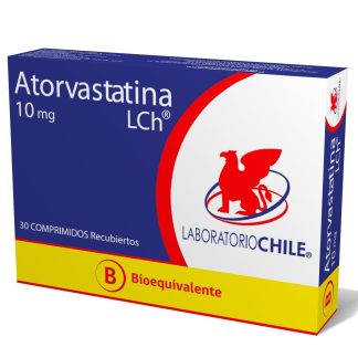 ATORVASTATINA 10 MG X 30 COMPRIMIDOS