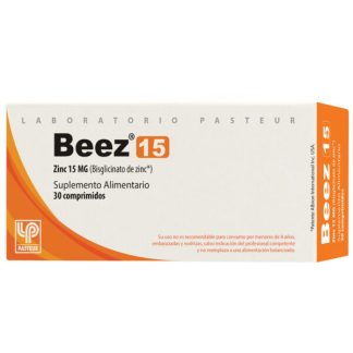 BEEZ 15 MG X 30 COMP PASTEUR