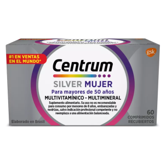 CENTRUM SILVER MUJER X 60 COMP GSK