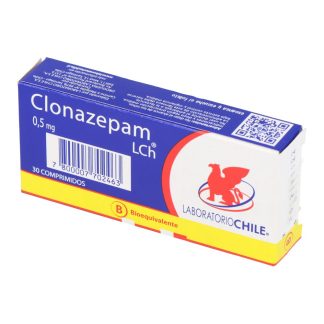 CLONAZEPAM 0.5MG X 30 COMPRIMIDOS