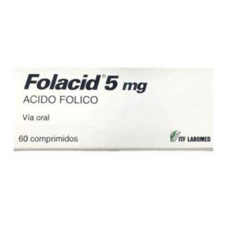 FOLACID 5 MG X 60 COMPRIMIDOS - ITF LABOMED