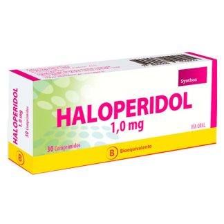 HALOPERIDOL 1 MG X 30 COMPRIMIDOS
