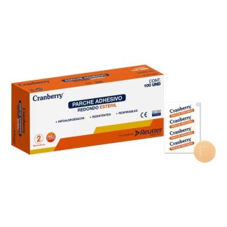 PARCHE ADHESIVO REDONDO ESTERILX 100 UNIDADES INS