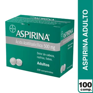 ASPIRINA 500 MG X 100 COMPRIMIDOS BAYER