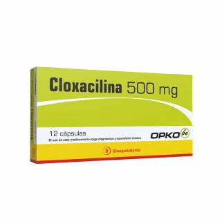 CLOXACILINA 500 MG X 12 CAPSULAS
