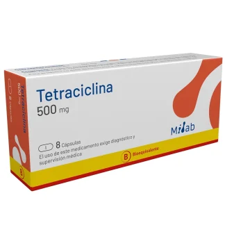 TETRACICLINA 500 MG X 8 CAPSULAS MILAB