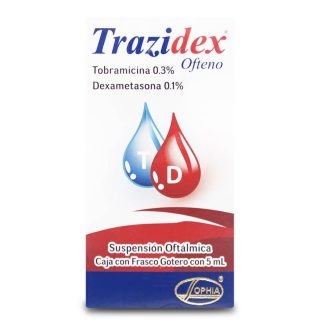 TRAZIDEX SOLUCION OFTALMICA 0,3% X 5 ML
