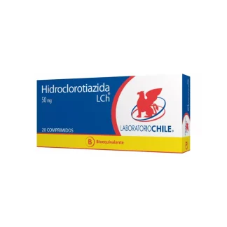 HIDROCLOROTIAZIDA 50 MG X 20 COMPRIMIDOS