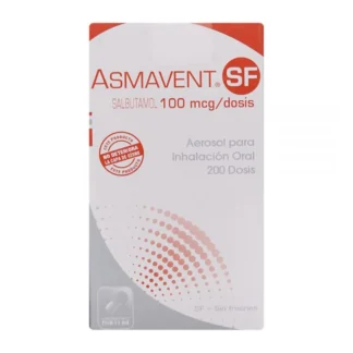 ASMAVENT SF INHALADOR BUCAL 100 MCG / DOSIS X 200 DOSIS