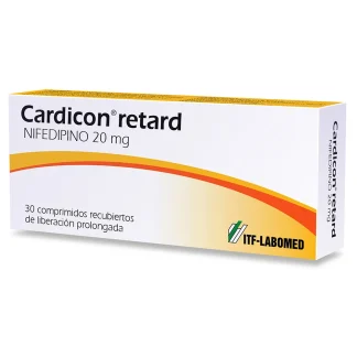 CARDICON RETARD 20 MG X 30 COMPRIMIDOS