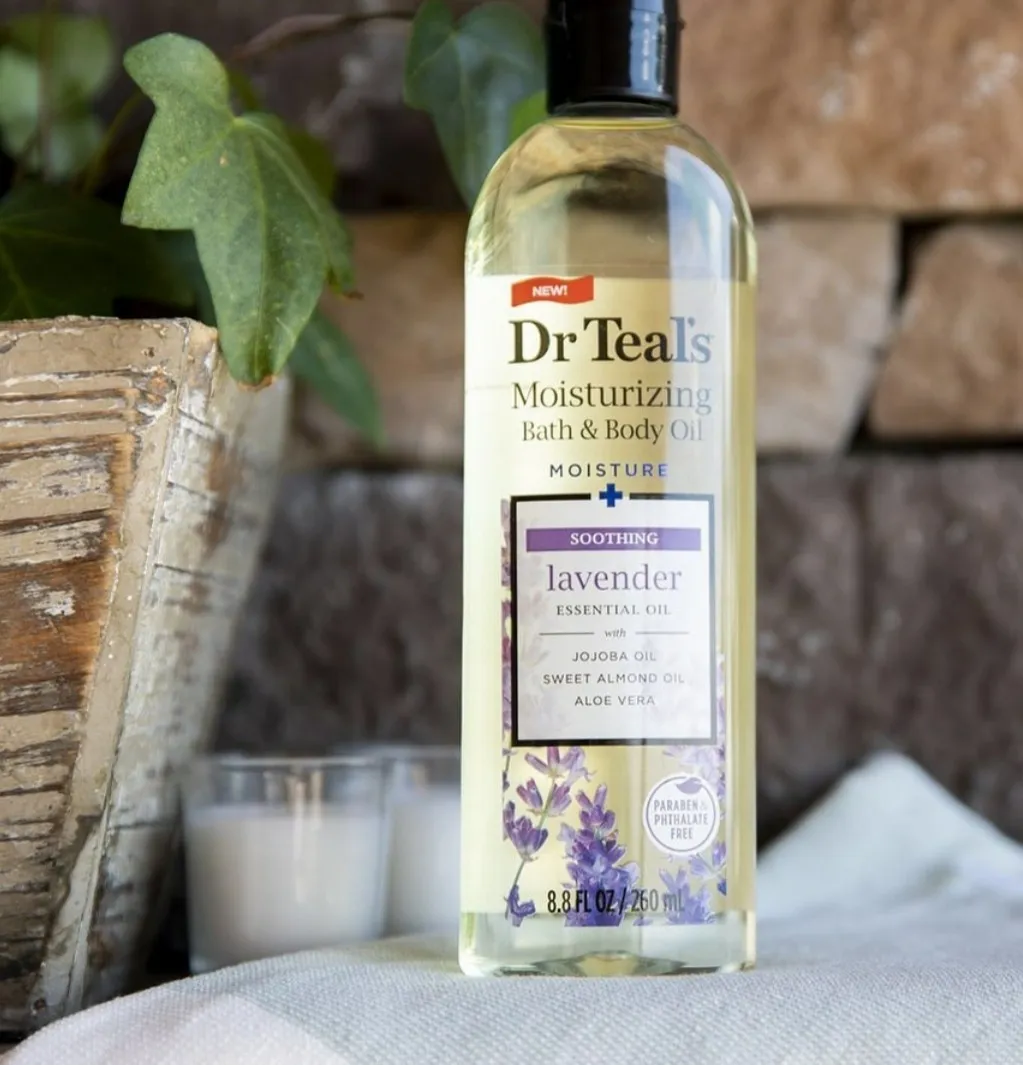 ACEITE CORPORAL LAVANDA DR TEALS 260 ML - Imagen 2
