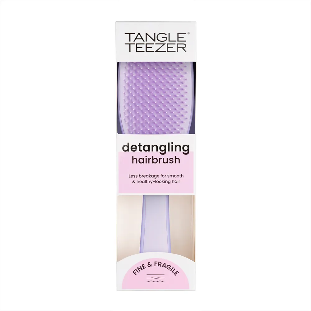 CEPILLO DESENREDANTE CABELLO FRÁGIL Y FINO MORADO TANGLE TEEZER - Imagen 5
