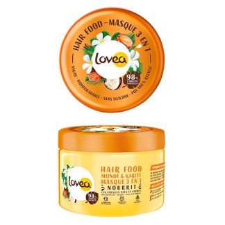 MASCARA CABELLO SECO Y DAÑADO 3 EN 1 MONOI-KARITE 390ML LOVEA