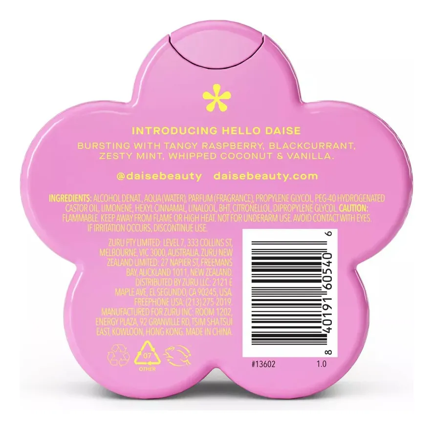 BLOOMING PINK HELLO BODY MIST X 100 ML DAISE - Imagen 2
