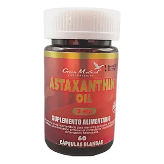 ASTAXANTINA 5 MG X 60 CAPS GREEN MEDICAL