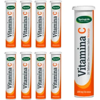 VITAMINA C EFERVESCENTE 1000 MG NARANJA X 20 TAB SPRINGLIFE