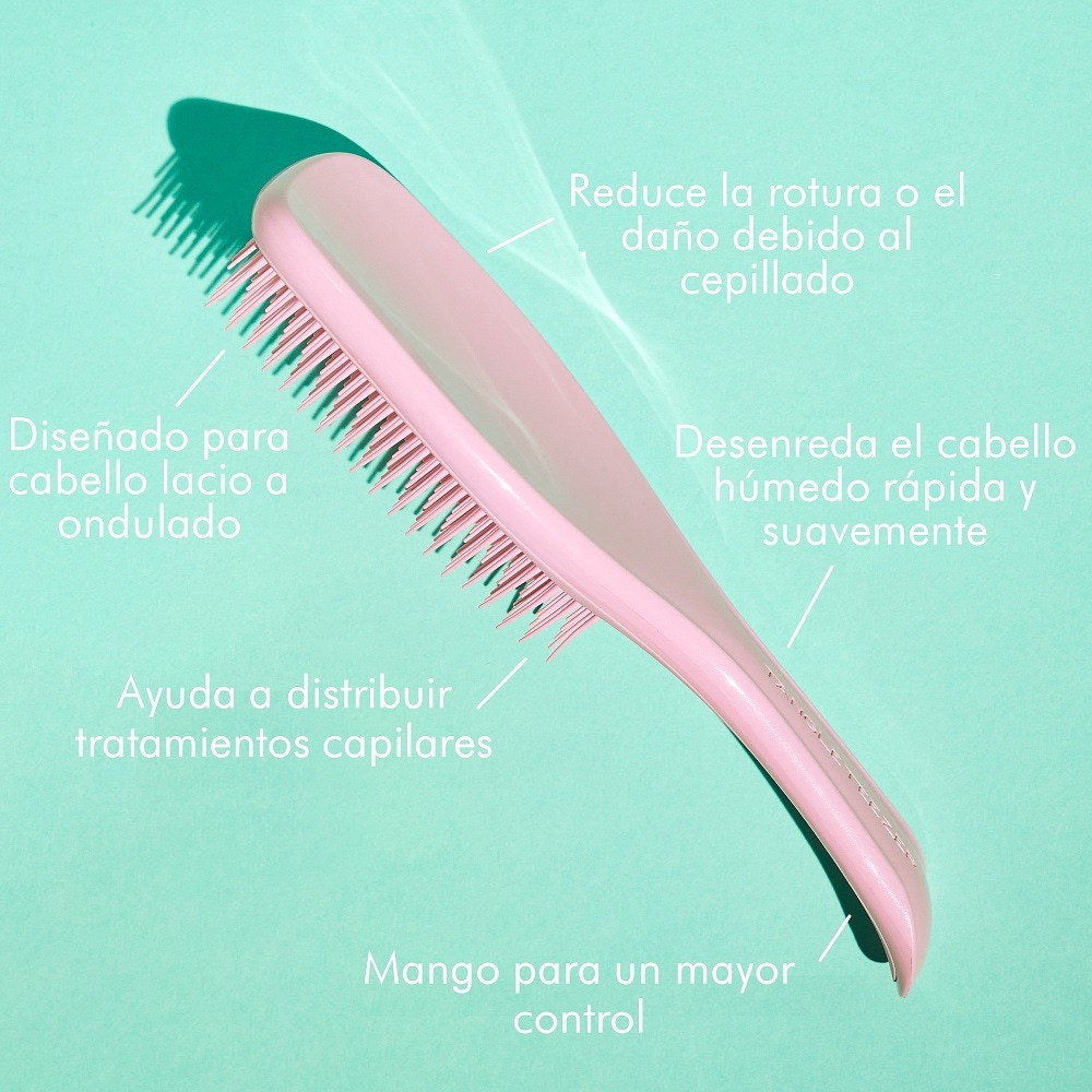 CEPILLO DESENREDANTE CABELLO LISO / RIZADO WET DETANGLER MILLENIAL PINK TANGLE TEEZER - Imagen 2