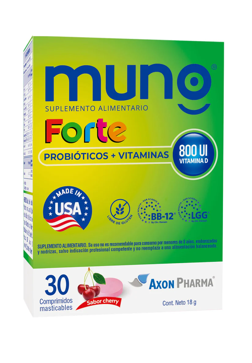 MUNO FORTE X 30 COMP MASTICABLES CDA AXON - Imagen 2