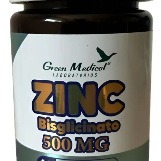 ZINC BISGLICINATO 500 MG X 60 CAPSULAS GREEN MEDICAL