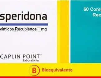 RISPERIDONA 1 MG X 60 COMPRIMIDOS NEOETHICALS