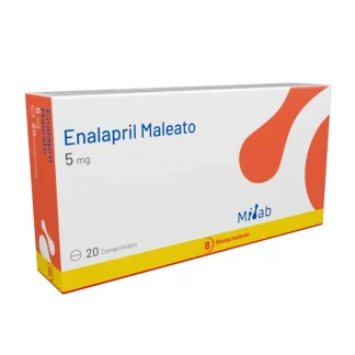 ENALAPRIL 5 MG X 20 COMPRIMIDOS MILAB