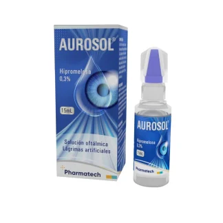 AUROSOL LÁGRIMAS ARTIFICIALES 0.3% X 15 ML